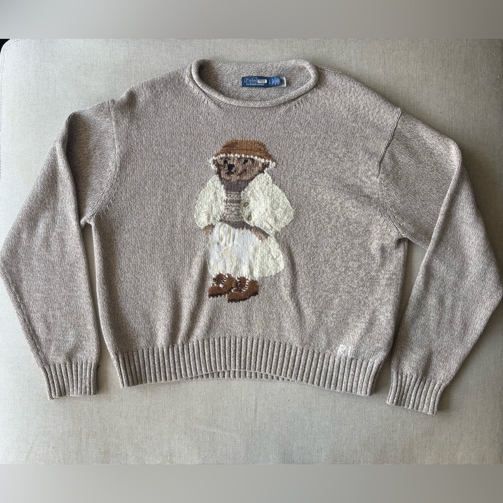Ralph Lauren Polo Bear Sweater AUTHENTICTIC L